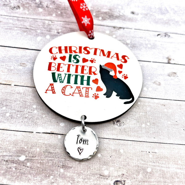 Christmas Tree Decoration Cat