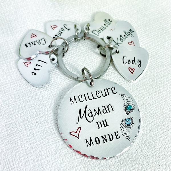 'World's Best Mom' Keychain