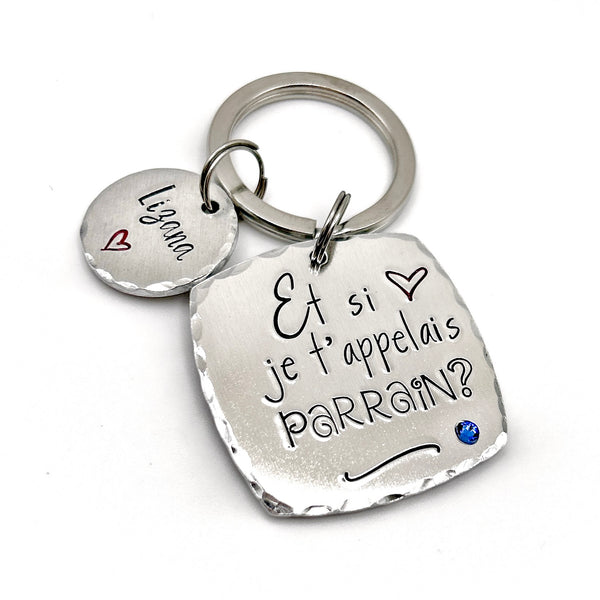 'My Amazing Godfather' Keychain