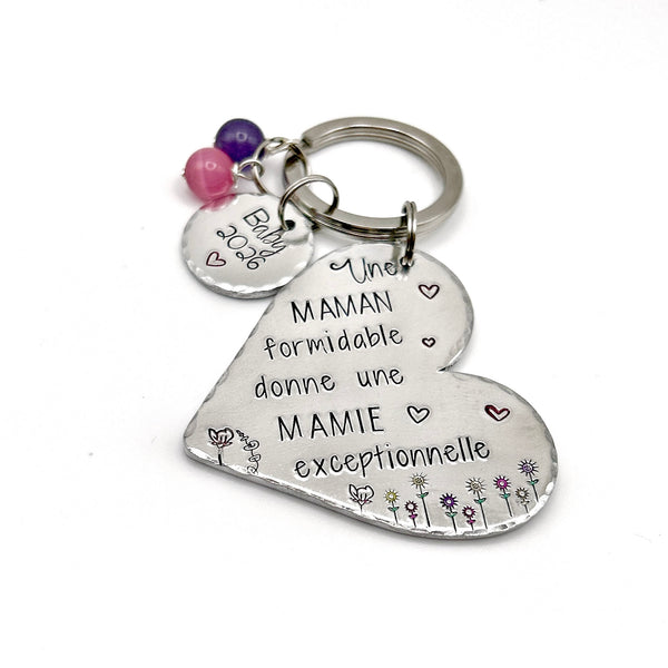 Mom Keychain, Best Mom in the World Keychain
