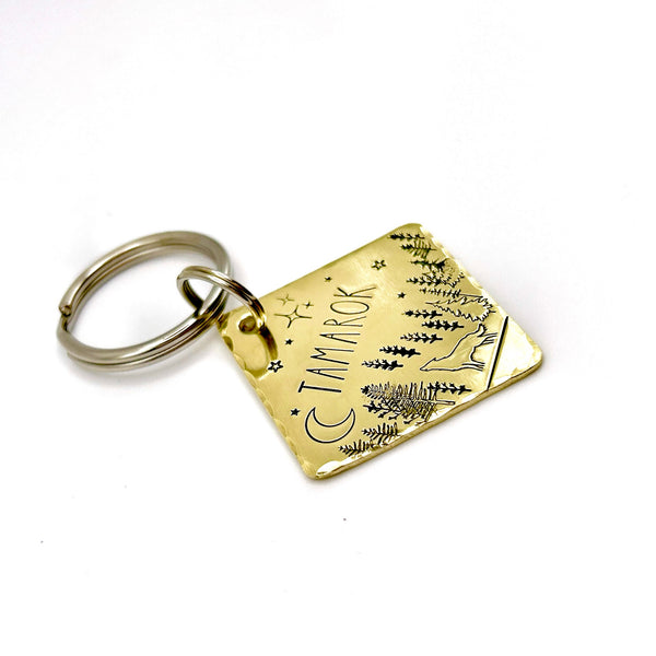 Médaille de Chien avec Loup, Médaille Personnalisée en Métal