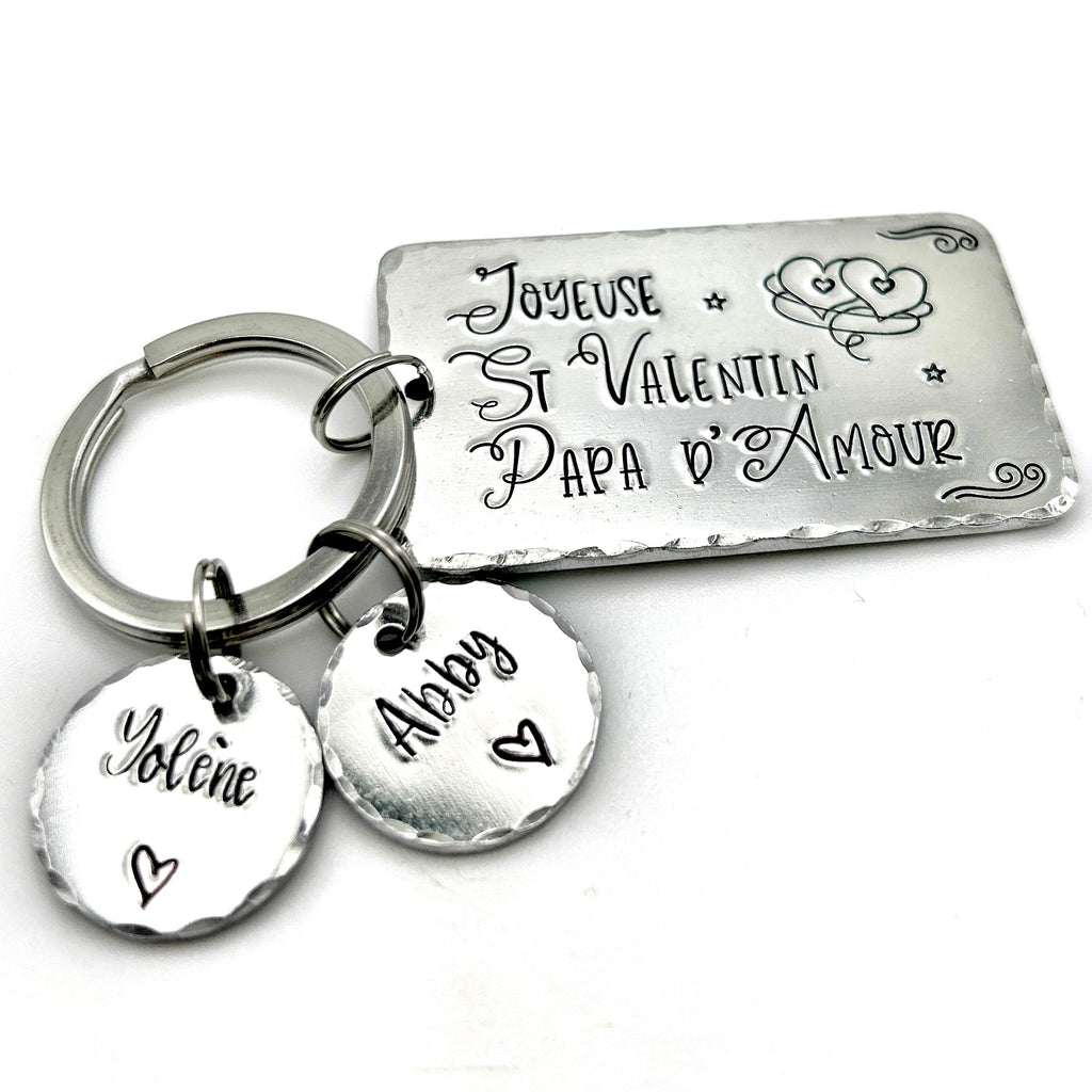 Valentine's Day Dad Keychain
