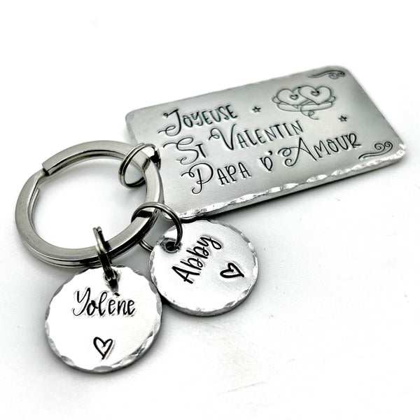 Valentine's Day Dad Keychain