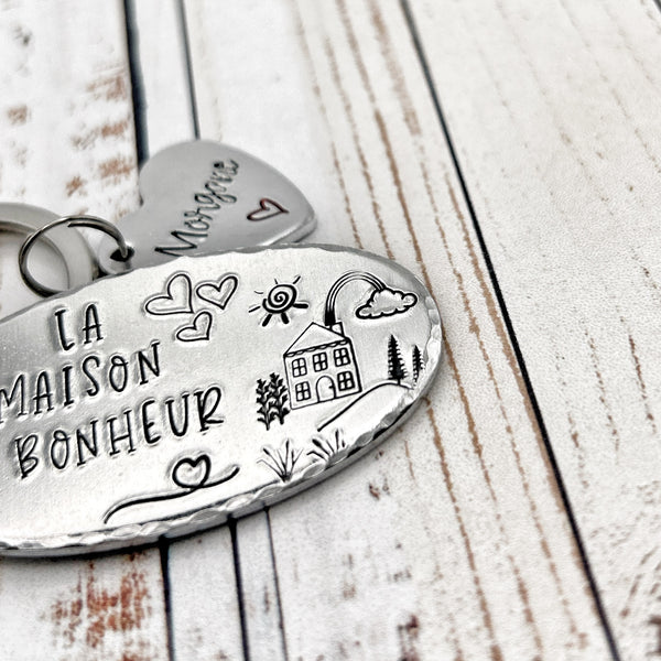 The House of Happiness Keyring, Moving Gift