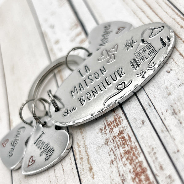 The House of Happiness Keyring, Moving Gift