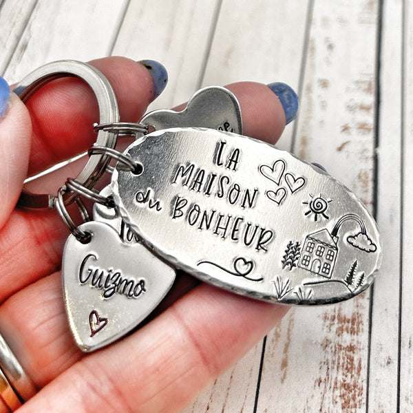 The House of Happiness Keyring, Moving Gift