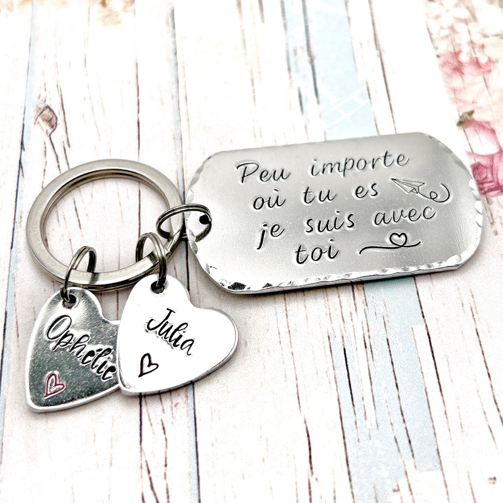 Personalized Gift for Girlfriend, Distance Gift for Mother and Daughter