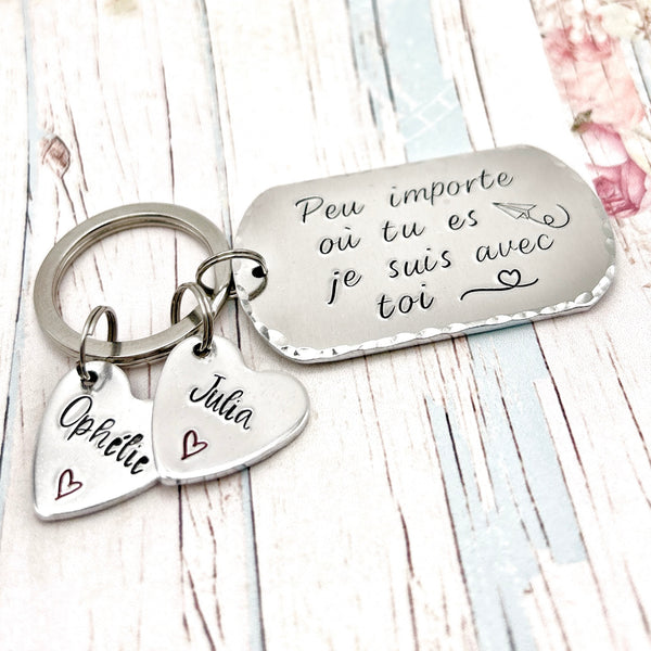 Personalized Gift for Girlfriend, Distance Gift for Mother and Daughter