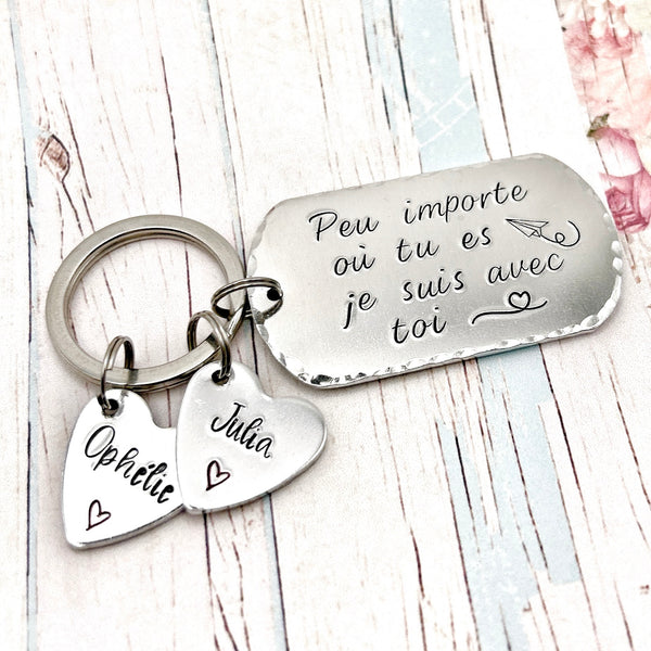 Personalized Gift for Girlfriend, Distance Gift for Mother and Daughter