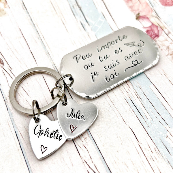 Personalized Gift for Girlfriend, Distance Gift for Mother and Daughter