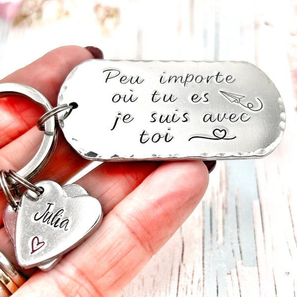 Personalized Gift for Girlfriend, Distance Gift for Mother and Daughter