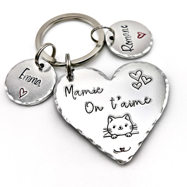 Grandma We Love You Keychain