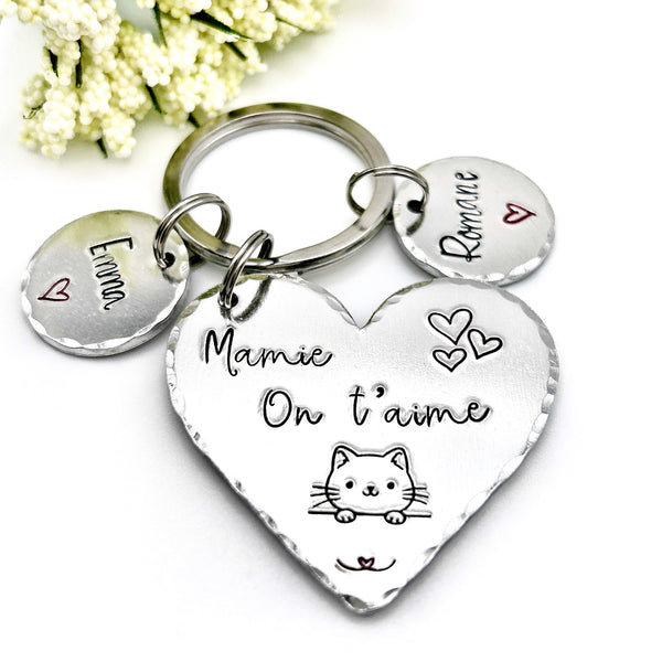 Grandma We Love You Keychain