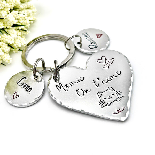 Grandma We Love You Keychain