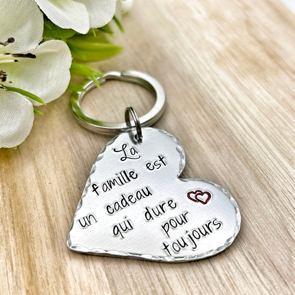 Family Keyring, Personalized Gift