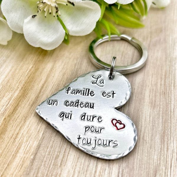 Family Keyring, Personalized Gift