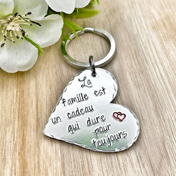 Family Keyring, Personalized Gift