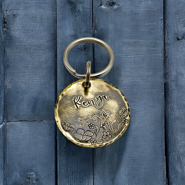 Médaille Chien Laiton Vieilli, Médaille Chien Personnalisée