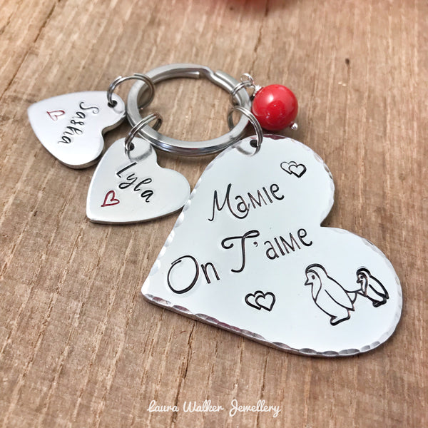 Mom We Love You Keychain