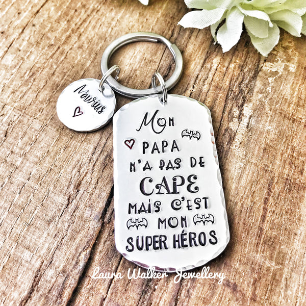 Porte Clé Super Papa