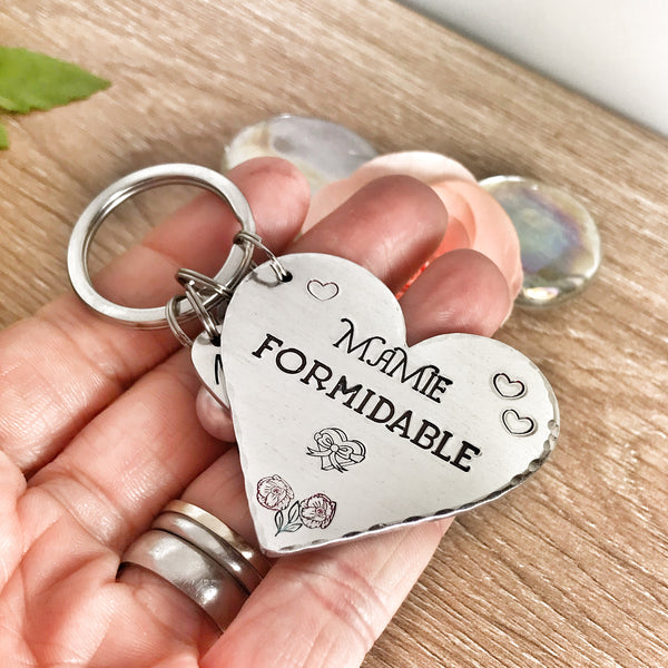 Formidable Grandma Keychain