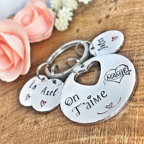 Grandma We Love You Keychain