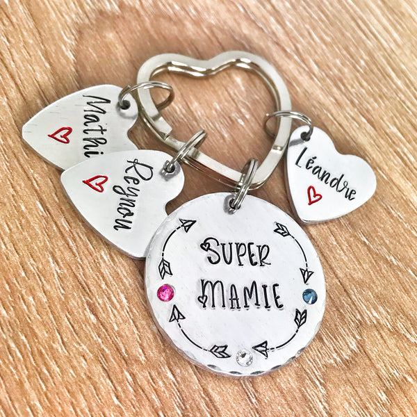 Super Grandma Keychain