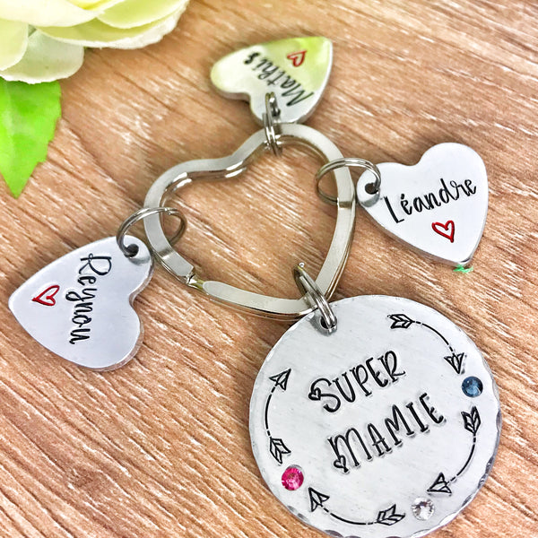 Super Grandma Keychain