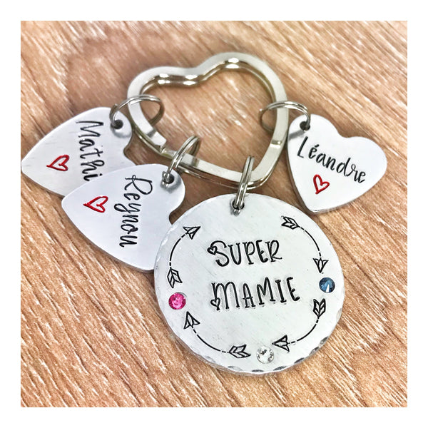 Super Grandma Keychain