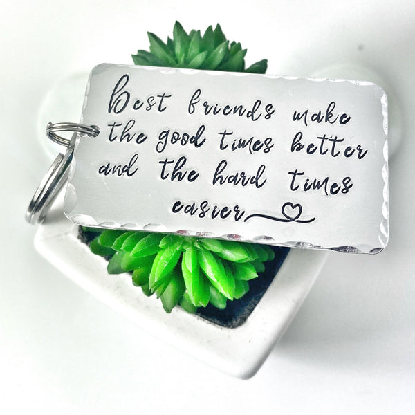 Best Friends Keychain, Christmas Gift Best Friend,