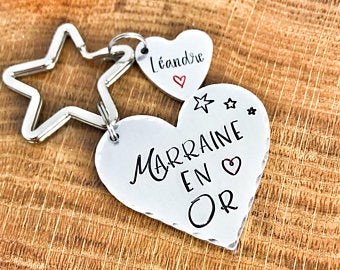 'Golden Godmother' Keyring