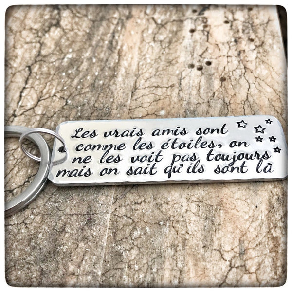 'True Friends Like the Stars' Keychain