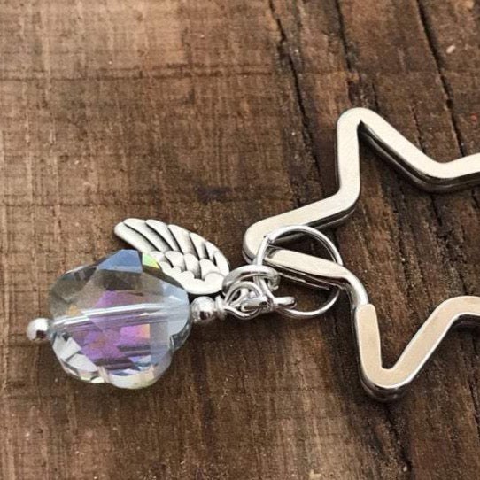 Nurses are Real Angels Keychain, Gift for Nurse