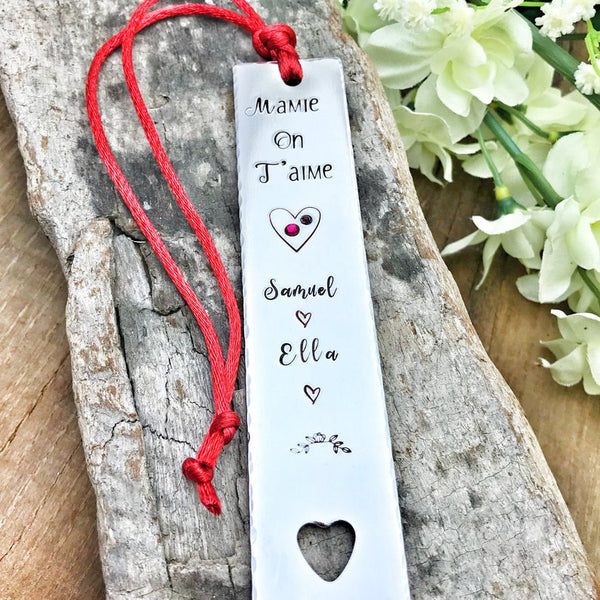 Personalized Bookmark, 'Grandma We Love You'