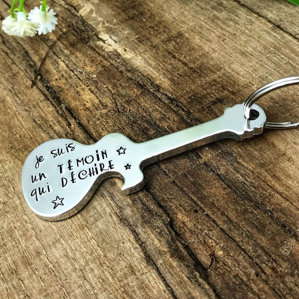 'Witness Who Rocks' Guitar Bottle Opener