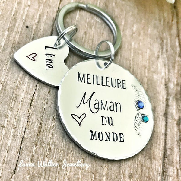 'World's Best Mom' Keychain