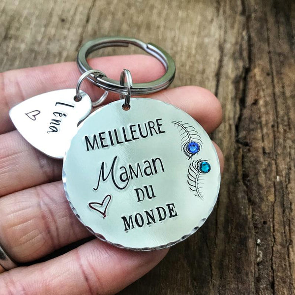 'World's Best Mom' Keychain