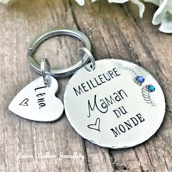 'World's Best Mom' Keychain