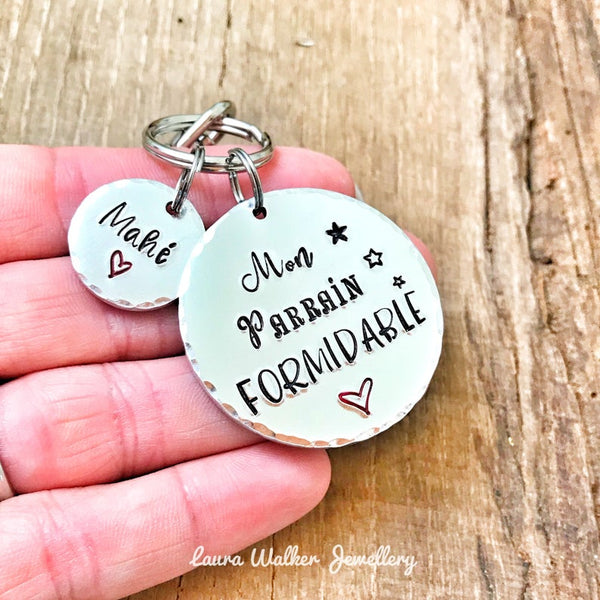 'My Amazing Godfather' Keychain