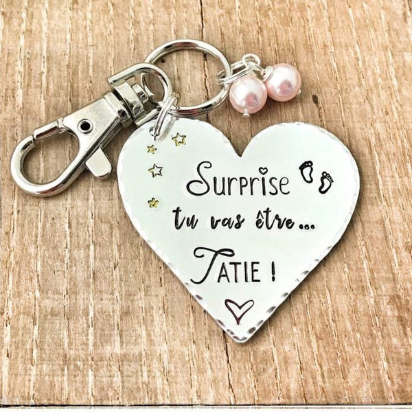 Future Auntie Keyring