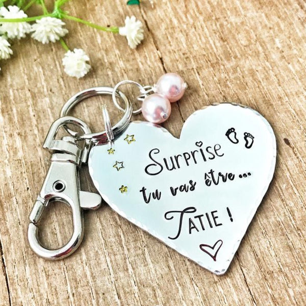 Future Auntie Keyring