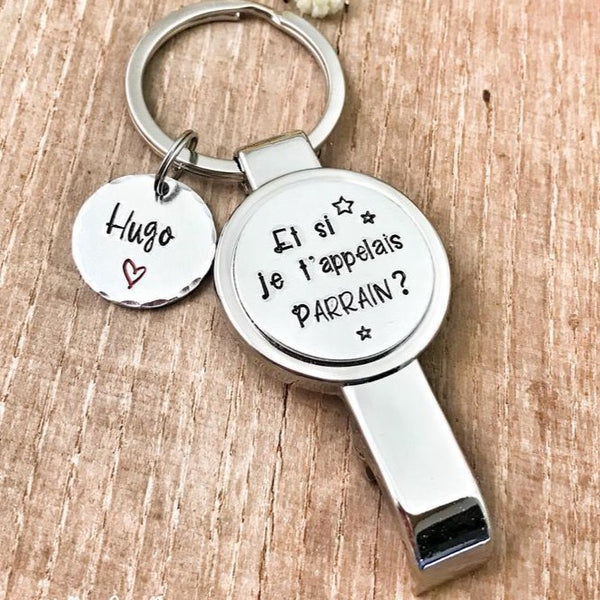 Godfather Request Gift, Bottle Opener 'What if I called you godfather?'