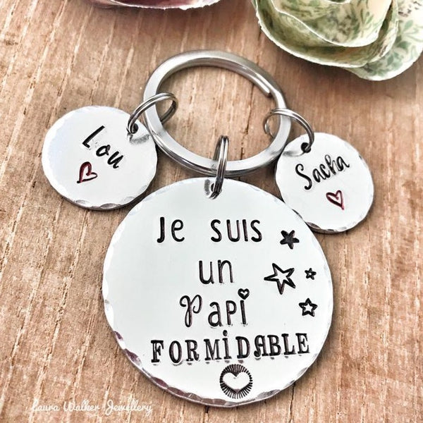 Porte Clé Grand-Père Formidable