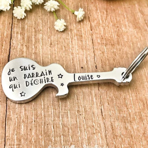 'Godfather Who Rocks' Guitar Bottle Opener