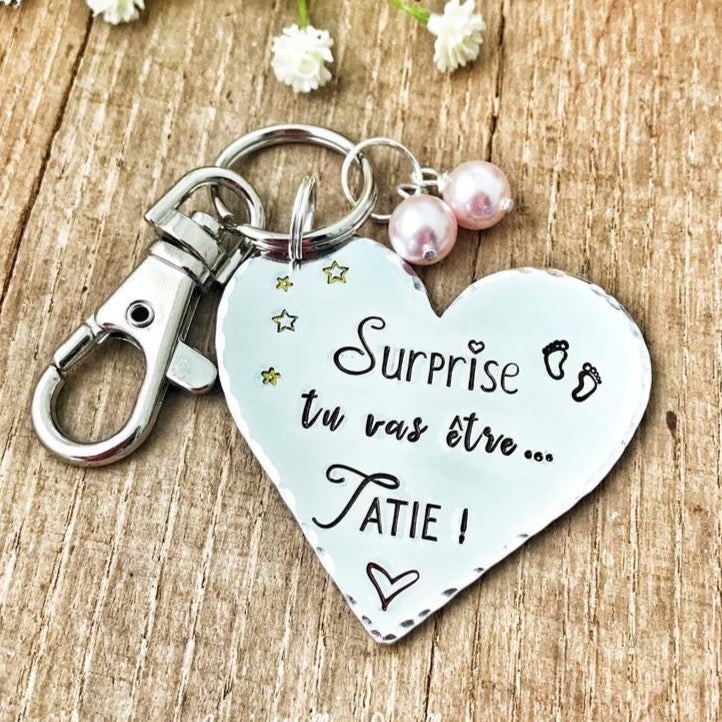Future Auntie Keyring