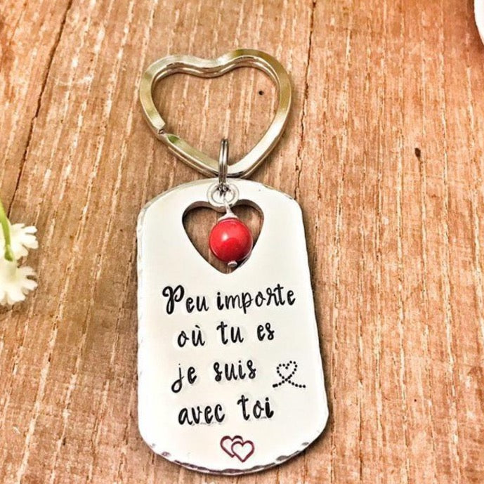 'No Matter Who You Are' Keychain