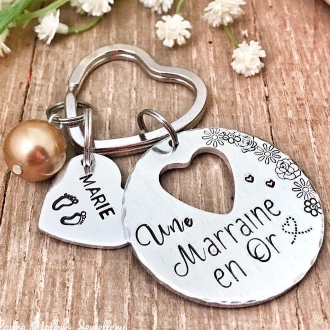 'Golden Godmother' Keyring