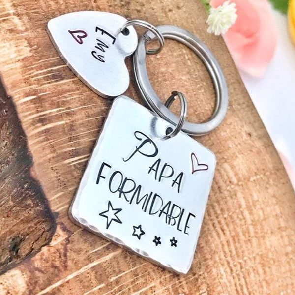 Porte Clé Papa Formidable