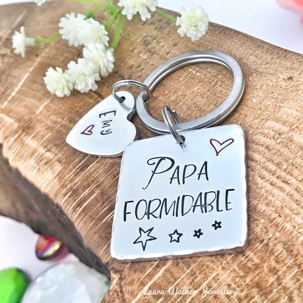 Porte Clé Papa Formidable