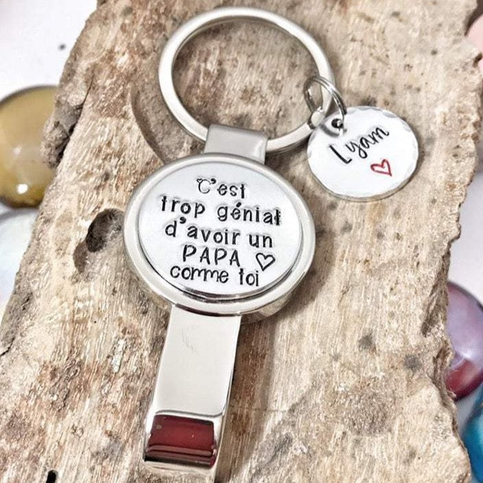 Décapsuleur Cadeau Papa Papi Papy